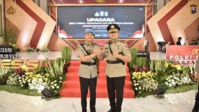 Tongkat Komando Polres Gresik Berganti, AKBP Ramadhan Nasution Resmi Gantikan AKBP Richard Mahenu 